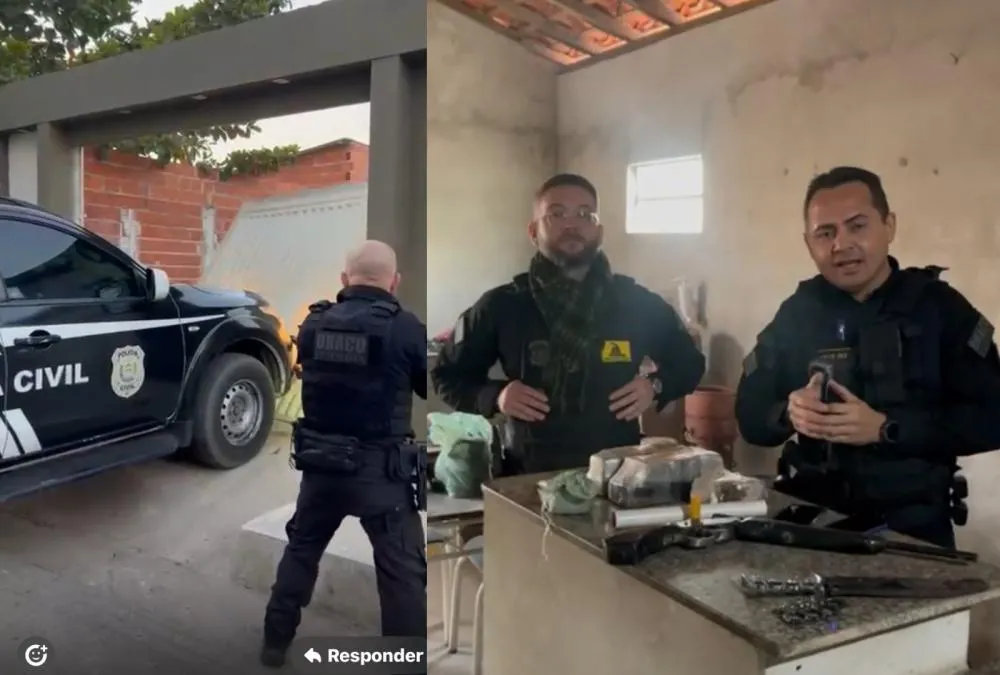 Suspeito morre em confronto com a polícia durante operação contra facção em Água Branca