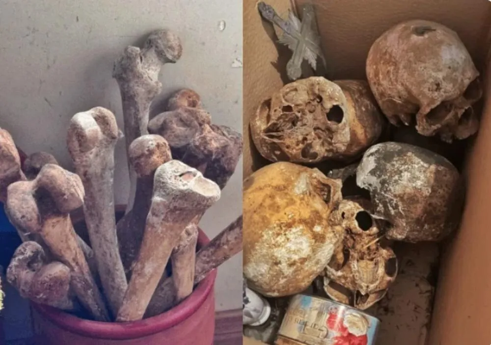 Crânios e outros ossos humanos são encontrados em apartamento pela Polícia Militar