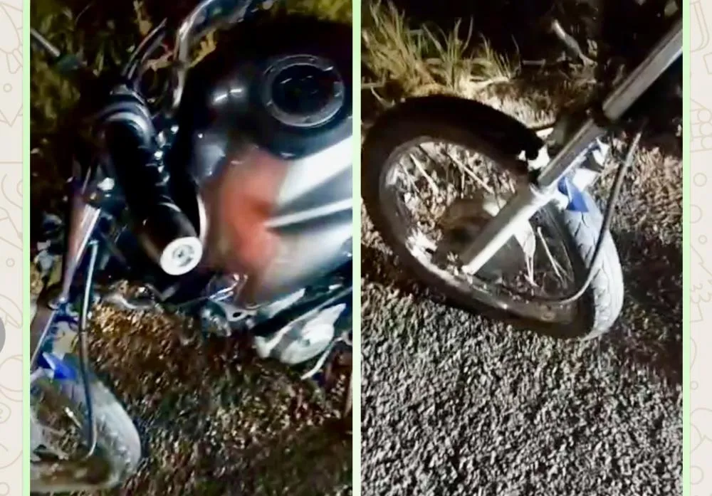 Homem fica ferido após colidir moto com cavalo na BR-343, em Água Branca