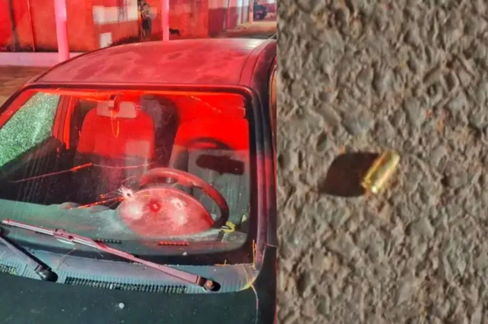 Criminosos em motocicleta disparam cerca de 12 tiros contra carro no Sul do Piauí