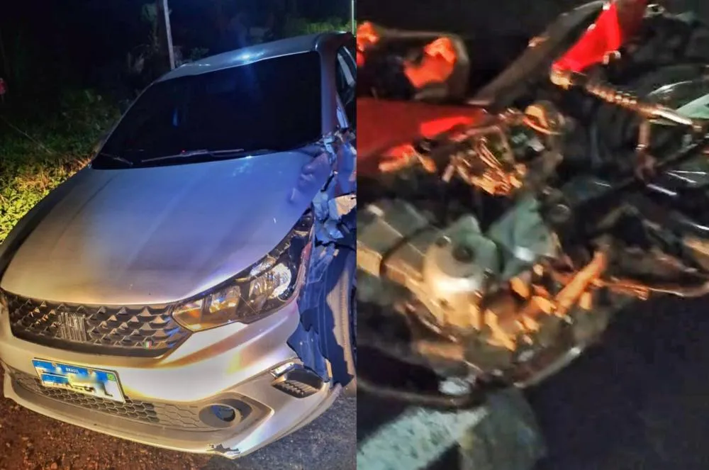 Duas mulheres morrem após motocicleta ser atingida por carro na PI-130, em Palmeirais