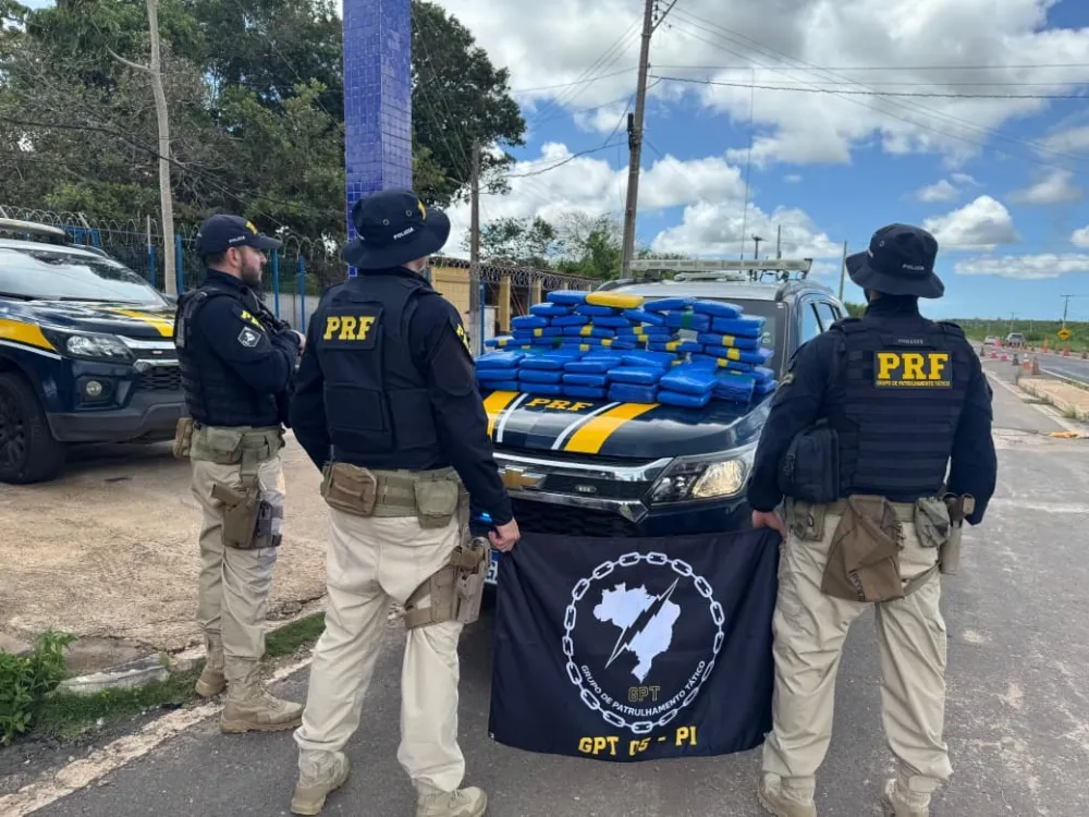 PRF apreende 90 kg de “supermaconha” na zona rural de Araioses