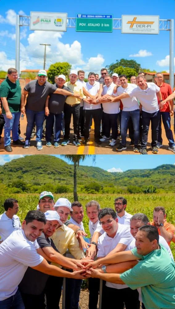 Governador entrega obras importantes para a mobilidade urbana dos moradores de São José do Piauí. 