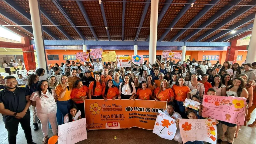 São Gonçalo do Piauí realiza ação do Maio Laranja e reforça proteção à infância