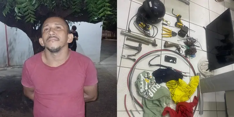 Polícia prende suspeito de furto em sítio de Robert Rios em Teresina