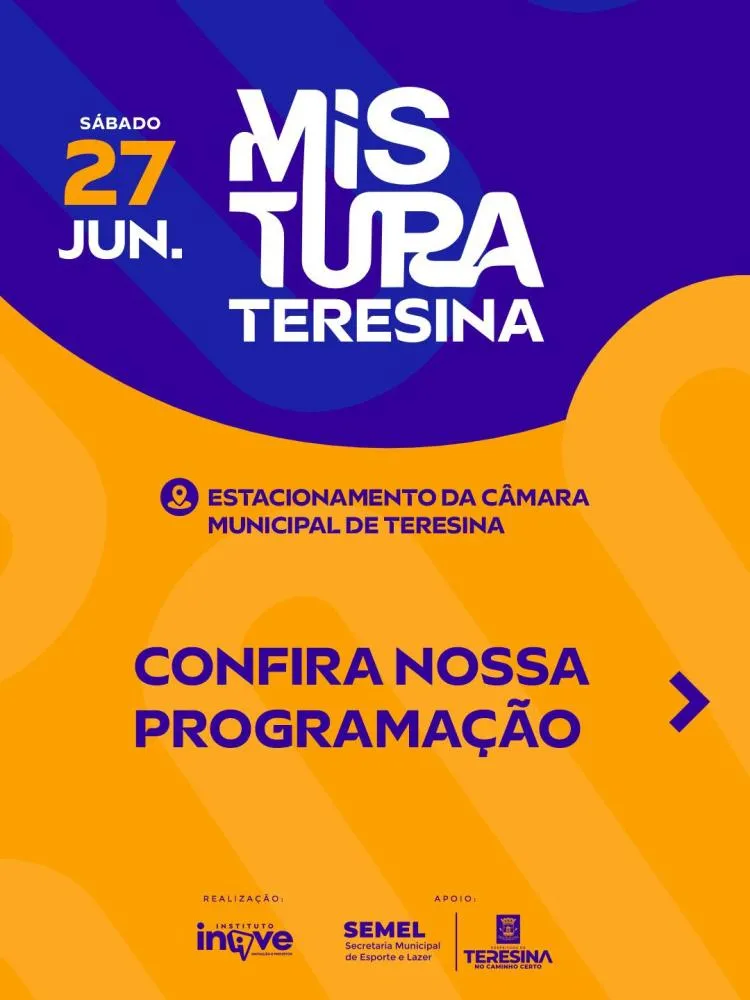 Mistura Teresina leva serviços gratuitos e shows neste sábado