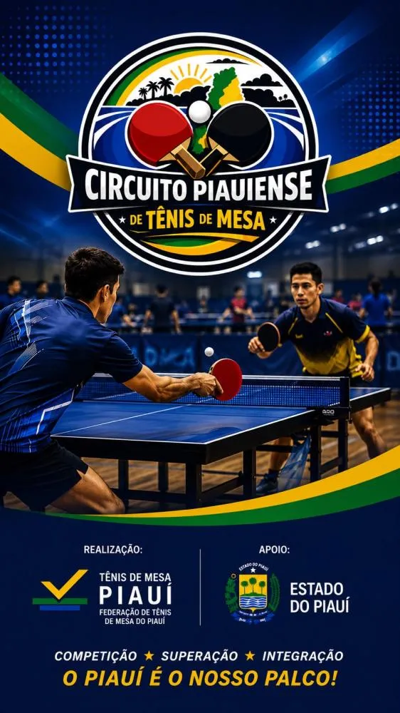 Circuito Piauiense de Tênis de Mesa estreia e fortalece o esporte no Piauí