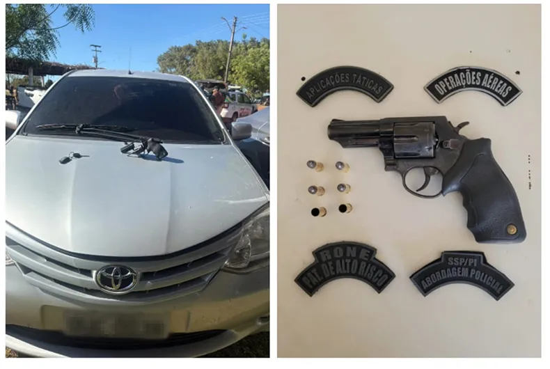Dois homens são presos com arma ilegal em José de Freitas