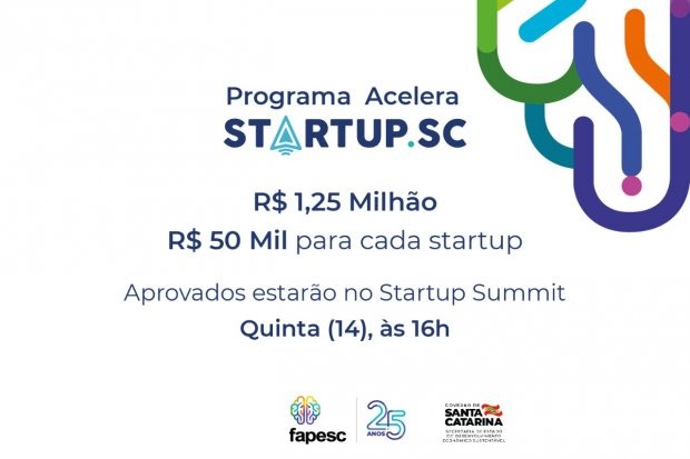 Fapesc e Sebrae apresentam aprovados no Programa Acelera Startup SC